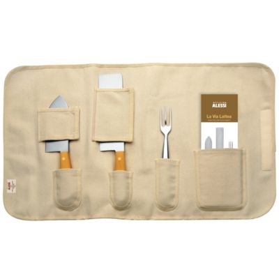 La Via Lattea Set of Hard Cheese Knives by Alessi