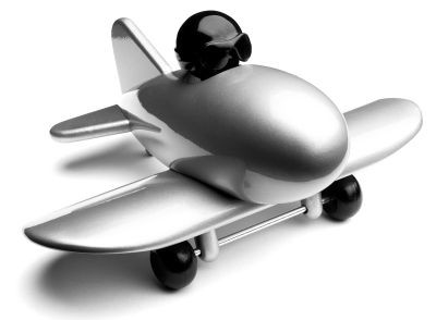 Jetliner Wooden Toy Airplane by Playsam