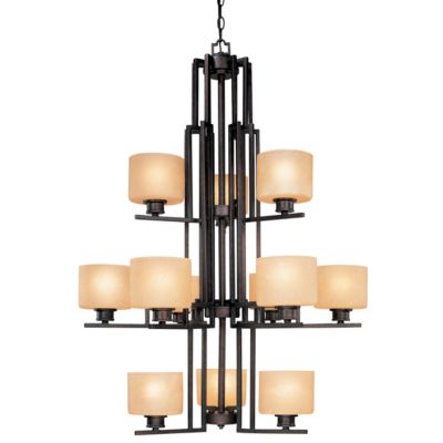 Saxon Three Tier Chandelier by Savoy House