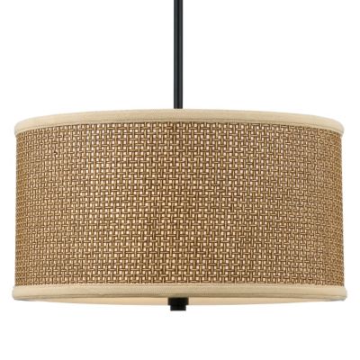 Zen Drum Pendant by Quoizel