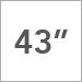 43 inch