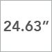 24.63 inch
