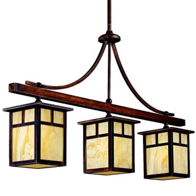 Alameda Indoor/Outdoor 3-Light Linear Suspension by Kichler