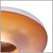 Amber Glass with White Trim