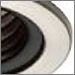 Black Baffle with Brushed Nickel Trim