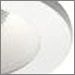 White Baffle with White Trim