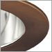 Clear Baffle with Copper Bronze Trim