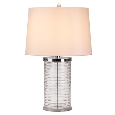 Payton Ribbed Glass Cylinder Table Lamp - Lauren by Ralph Lauren