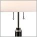 Ebony and Polished Nickel with White