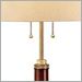 Mahogany and Brass with Eggshell