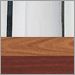 Polished Nickel with Cherry-Walnut