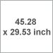45.28 x 29.53 inch