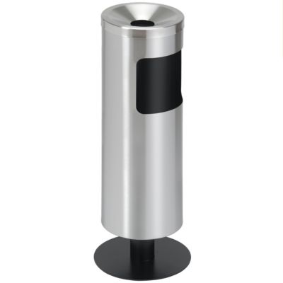 CASA Round Ashtray and Wastebin on Pedestal Base by Blomus