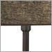 Ebony Oak with Deep Patina Bronze and Truffle Linen