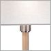 White Washed Oak with Satin Nickel and Oyster Linen