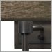 Ebony Oak with Deep Patina Bronze and Truffle Linen
