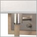 White Washed Oak with Satin Nickel and Oyster Linen