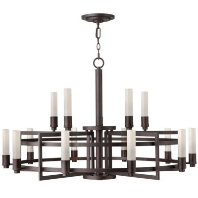 Flair Two Tier Chandelier by Fredrick Ramond