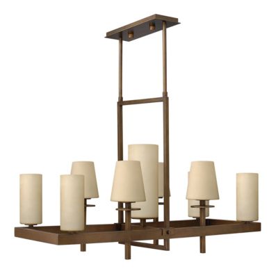 Candella Linear Chandelier by Fredrick Ramond