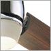 Chrome with Dark Teak and Satin Opal