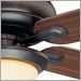 English Bronze with Teak-Walnut and Cream Frosted