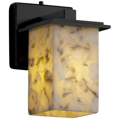Alabaster Rocks! Montana Wall Sconce by Justice Design