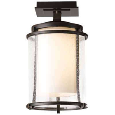 Meridian Outdoor Semi-Flushmount by Hubbardton Forge