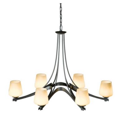 Ribbon Oval Chandelier by Hubbardton Forge