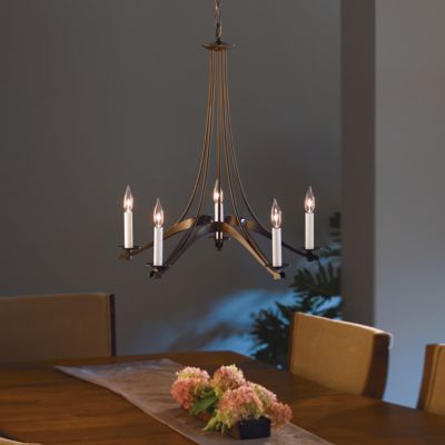 Ribbon Chandelier No.104123/104125 by Hubbardton Forge