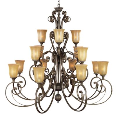 Fairmont 3 Tier Chandelier by Quoizel