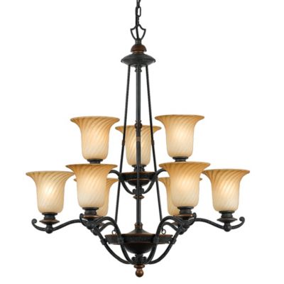 Genova 2-Tier Chandelier by Quoizel