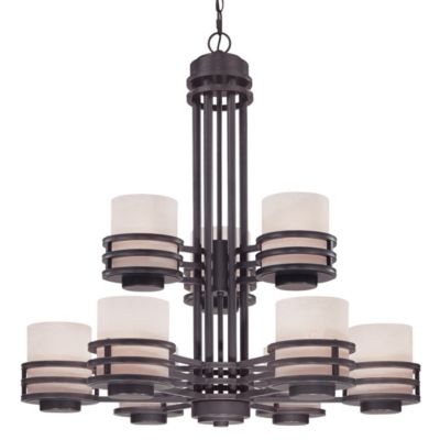 Saturn Two-Tier Chandelier by Dolan Designs