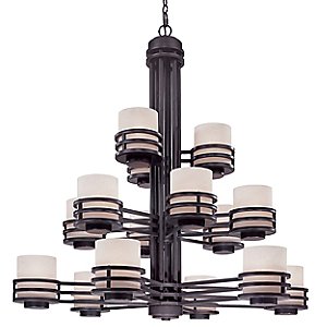 Saturn Three Tier Chandelier by Dolan Designs