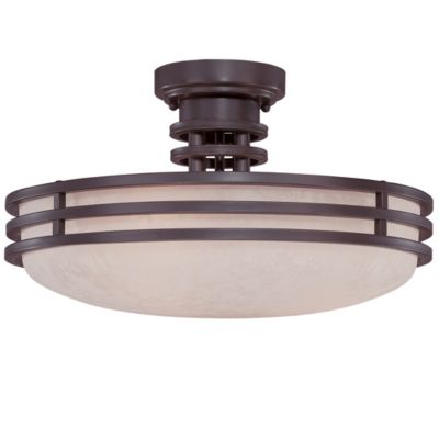 Saturn Semi-Flushmount by Dolan Designs
