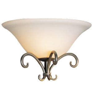 Three Forged Scrolls Wall Sconce With Glass by Hubbardton Forge - OPEN BOX RETURN