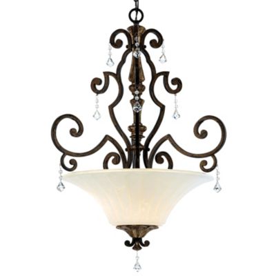 Marquette Bowl Pendant by Quoizel