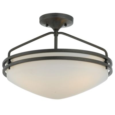 Ozark Semi-Flushmount by Quoizel