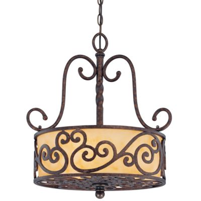 San Simeon Drum Pendant by Savoy House