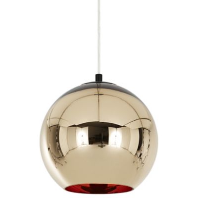 Bronze Copper Shade Pendant by Tom Dixon