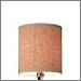 Round Natural Grasscloth