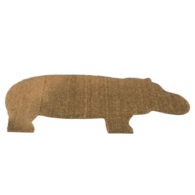 Hippo Door Mat by Droog