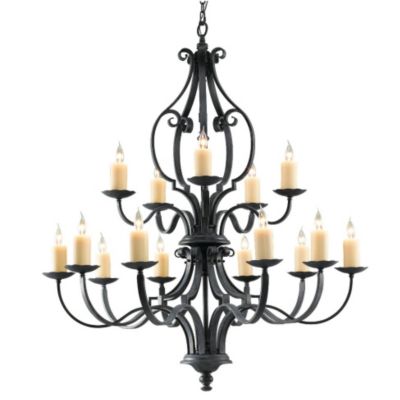 Kings Table 2 Tier Chandelier by Murray Feiss