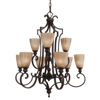 Russell 2-Tier Chandelier by Murray Feiss