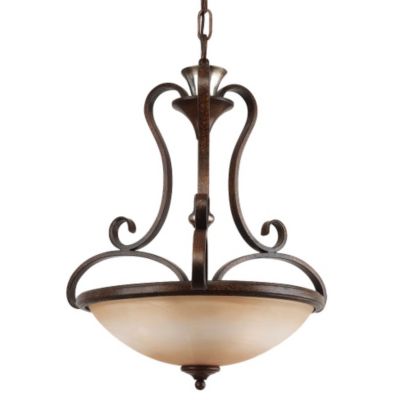 Catania Bowl Pendant by Murray Feiss