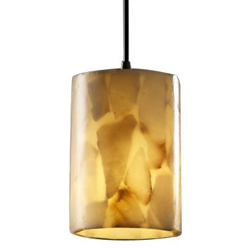 Alabaster Rocks! Mini Pendant by Justice Design - OPEN BOX RETURN