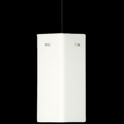 Glass Opal Cube Pendant - Large by Alico