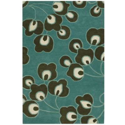 Bright Buds Wool Rug by Amy Butler