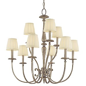 Jefferson 2 Tier Chandelier by Hudson Valley