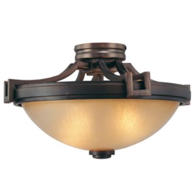 Underscore Semi-Flushmount by Metropolitan Lighting