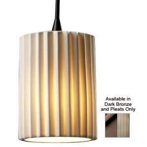 Limoges Mini Flat Rim Pendant by Justice Design Group - OPEN BOX RETURN